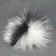 Lana Grossa FELLPOMPON Finnraccoon | 701-Weiß/Schwarz