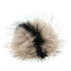 Lana Grossa FELLPOMPON Finnraccoon | 703-Beige/Schwarz