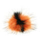 Lana Grossa FELLPOMPON Finnraccoon | 705-Orange/Schwarz