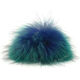 Lana Grossa FELLPOMPON Finnraccoon | 138-Kobalt/Petrol