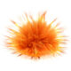 Lana Grossa FELLPOMPON Finnraccoon | 147-Lachs/Orange/Rost