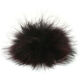 Lana Grossa FELLPOMPON Finnraccoon | 149-Schwarz/Rot