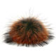 Lana Grossa FELLPOMPON Finnraccoon | 142-Schwarz/Kupfer