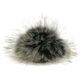 Lana Grossa FELLPOMPON Finnraccoon | 145-Schwarz/Grau