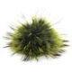 Lana Grossa FELLPOMPON Finnraccoon | 500-Kiwigrün/Moosgrün