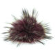 Lana Grossa FELLPOMPON Finnraccoon | 501-Aubergine/Grau