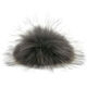 Lana Grossa FELLPOMPON Finnraccoon | 112-Anthrazit/Schwarz