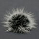 Lana Grossa FELLPOMPON Finnraccoon | 144-Schwarz/Weiß