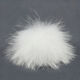 Lana Grossa FELLPOMPON Finnraccoon | 128-Weiß