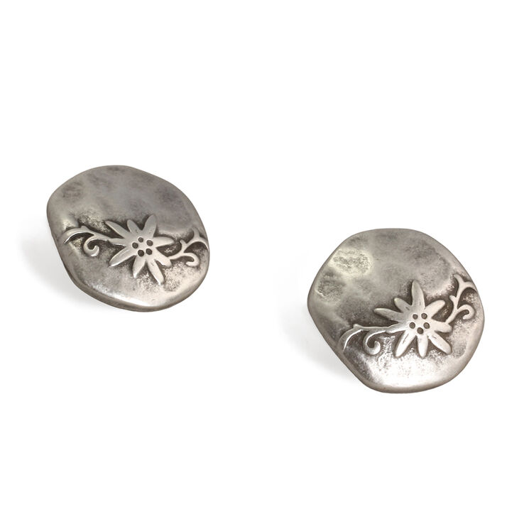 Union Knopf Metallknopf mit Öse 28mm | 83-Altsilber