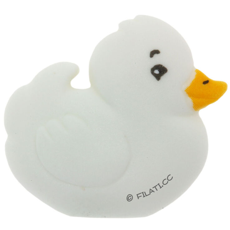 Union Knopf Kinderknopf Ente 19mm | 121-Weiß