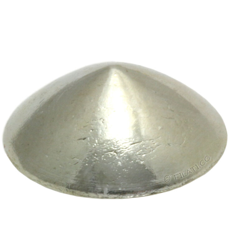 Union Knopf Niete zum schrauben 12mm | 82-Silber