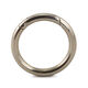 Union Knopf Karabinerhaken 25mm | 082-Silber