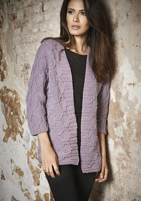 JACKE QUERGESTRICKT Mille II von Lana Grossa
