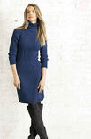 Lana Grossa RAGLANKLEID MIT ZOPF COOL WOOL Big Melange (GOTS)