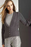 Lana Grossa PULLI MIT LOCH-RIPPENMUSTER Cool Wool