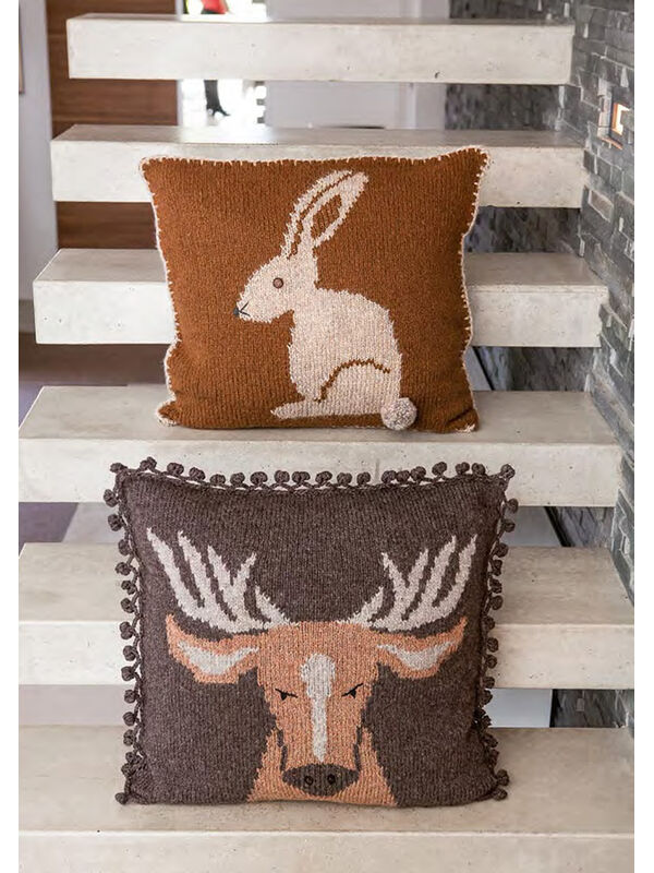 Lana Grossa KISSENHÜLLE HIRSCH Alta Moda Alpaca