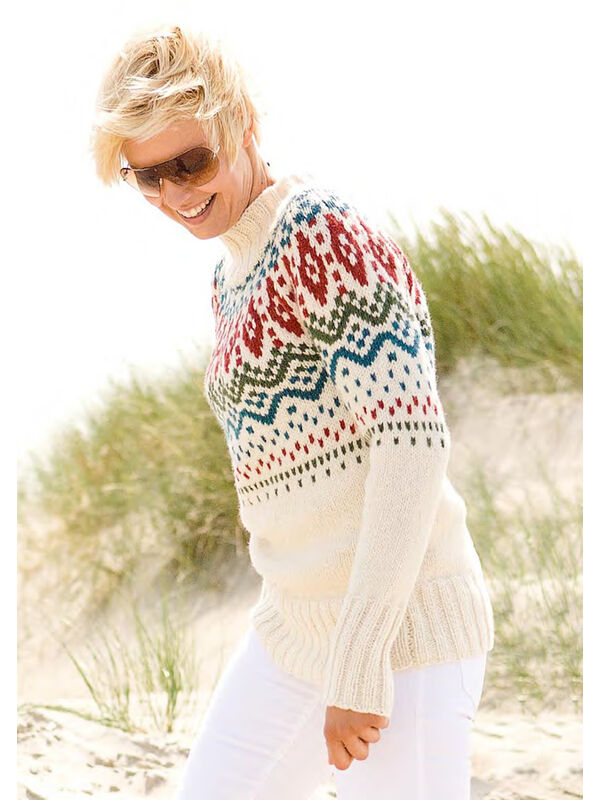 Lana Grossa JACQUARDPULLI Alta Moda Alpaca