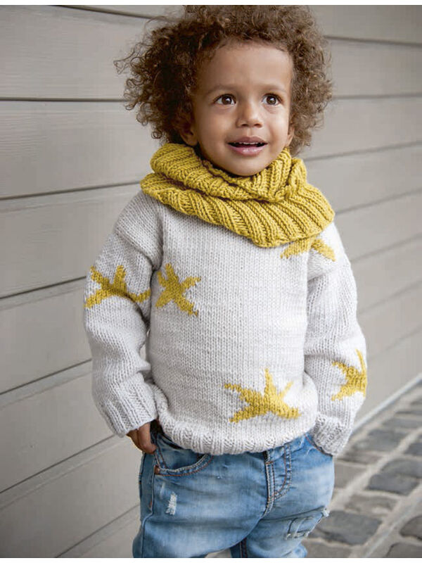 Lana Grossa PULLOVER UND LOOP BINGO Melange (GOTS)