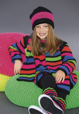PULLOVER Bingo uni/neon von Lana Grossa