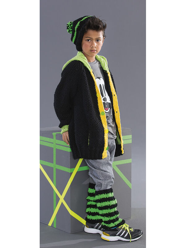 Lana Grossa BEINSTULPEN Mille II uni/Neon