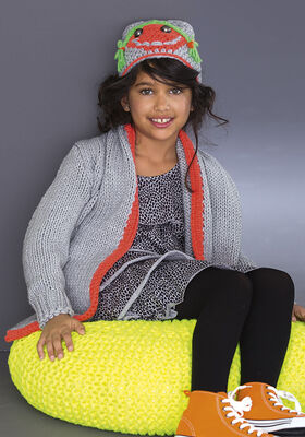 JACKE Mille II uni/neon von Lana Grossa