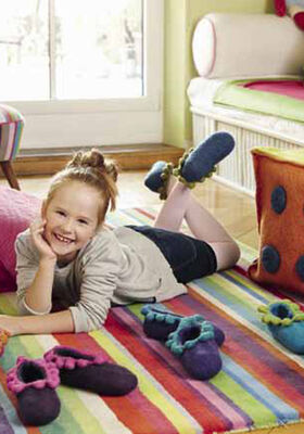 PANTOFFELN Feltro von Lana Grossa