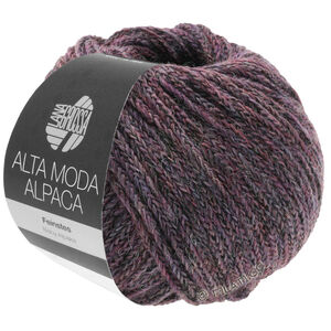 ALTA MODA ALPACA - von Lana Grossa | 020-Brombeer/Grau meliert