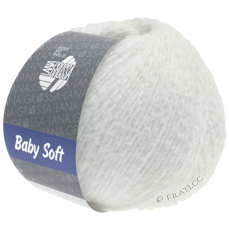 Lana Grossa BABY SOFT | 01-Weiß