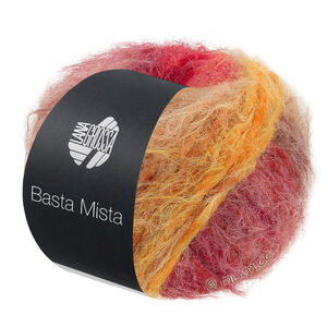 BASTA MISTA - von Lana Grossa | 124-Graubraun/Camel/Safrangelb/Orange/Graurot/Dunkelrot/Rot