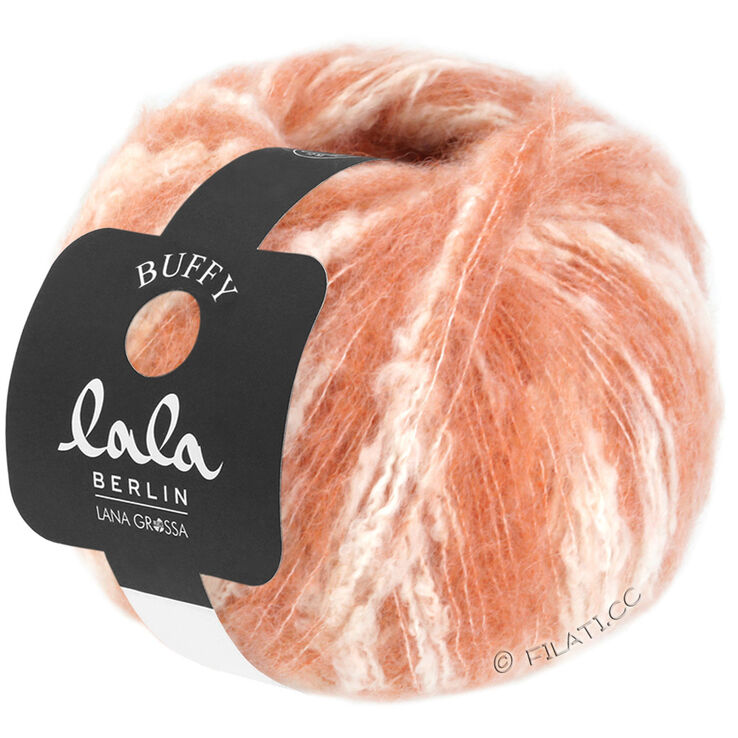 Lana Grossa BUFFY (lala BERLIN) | 01-Lachs/Rohweiß