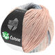 Lana Grossa 365 COTONE Dégradé | 102-Hellgrau/Grau/Pfirsich/Tonrot
