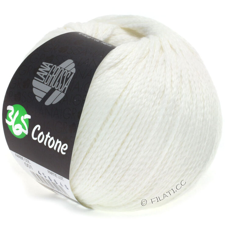 Lana Grossa 365 COTONE | 01-Weiß