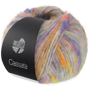 CASSATA - von Lana Grossa | 12-Hellgrau/Violett/Saphirblau/Zartgelb/Graurosa/Pfirsich