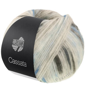 CASSATA - von Lana Grossa | 16-Rohweiß/Stahlblau/Petrol/Dunkelgrau