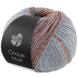 CINQUE MULTI - von Lana Grossa | 19-Hellblau/Beige/Graublau/Taupe/Grège meliert