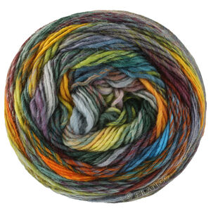 COLORISSIMO 2 - von Lana Grossa | 223-Burgund/Grau/Gelb/Orange/Oliv/Dunkelgrün/Hellgrün/Weinrot/Petrolblau/Jeans