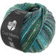 Lana Grossa COOL MERINO Big Color | 409-Dunkelgrün/Petrol/Seegrün/Graugrün/Grau/Weiß