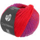 Lana Grossa COOL MERINO Dégradé | 306-Rotviolett/Dunkelrot/Rot