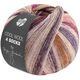 Lana Grossa COOL WOOL 4 SOCKS PRINT | 7766-Graublau/Hellbeige/Grünbraun/Graubeige/Rotviolett/Hellgrün/Hellblau/Aubergine/Dunkelgrau/Hellrot
