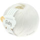 Lana Grossa COOL WOOL Baby Uni/Print 50g | 207-Weiß