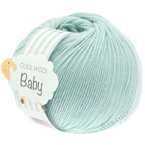 COOL WOOL Baby Uni/Print 50g - von Lana Grossa | 257-Helltürkis