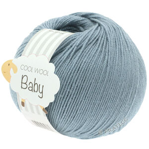 COOL WOOL Baby Uni/Print 50g - von Lana Grossa | 264-Graublau