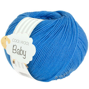 COOL WOOL Baby Uni/Print 50g - von Lana Grossa | 322-Kornblumenblau