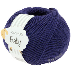 COOL WOOL Baby Uni/Print 50g - von Lana Grossa | 327-Royal