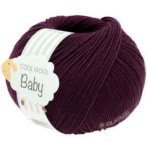 COOL WOOL Baby Uni/Print 50g - von Lana Grossa | 329-Burgund