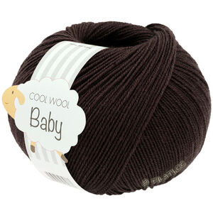 COOL WOOL Baby Uni/Print 50g - von Lana Grossa | 333-Schwarzbraun