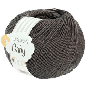 COOL WOOL Baby Uni/Print 50g - von Lana Grossa | 334-Dunkelgrau meliert
