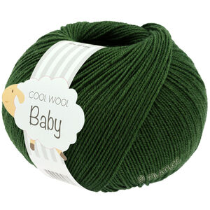 COOL WOOL Baby Uni/Print 50g - von Lana Grossa | 336-Dunkelgrün