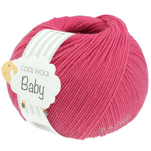 COOL WOOL Baby Uni/Print 50g - von Lana Grossa | 341-Himbeer